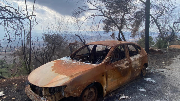 ההרס במנרה ביום שאחרי הפסקת האש