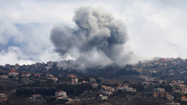 תקיפה בלבנון (צילום: REUTERS/Karamallah Daher)