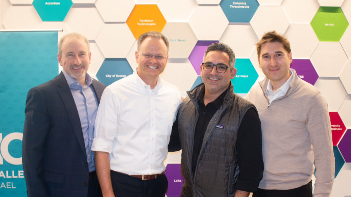 דייויד דייקמן, מוטי סגל, אליאב שקד ואייל פלד (צילום: GT)