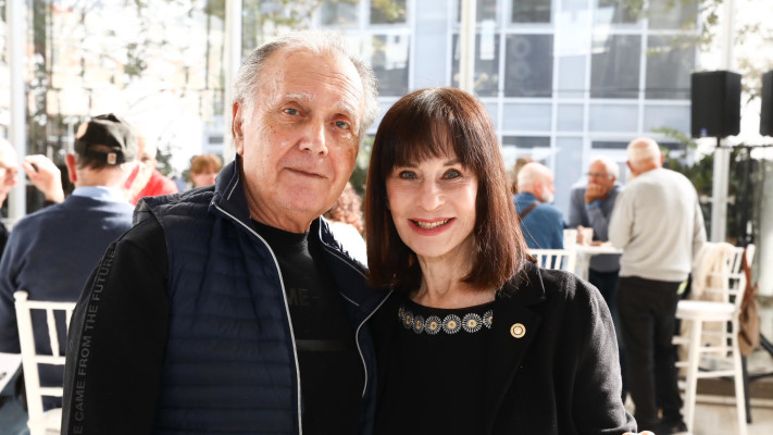 נורית הירש וקובי אשרת (צילום: יעל צור)