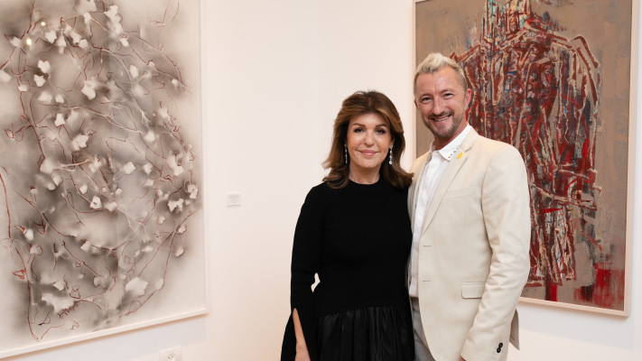 חריסטו מַבְרֵב ורותי שטרית  (צילום: מור ארקדיר)