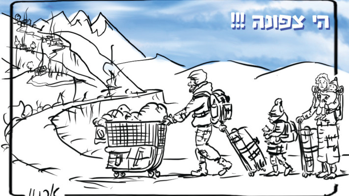 מאבדים את הצפון (צילום: איור: ארנון קרמר)