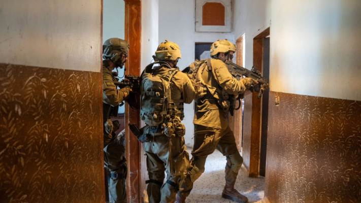 לחימת כוחות היבשה בתמרון בדרום לבנון (צילום: דובר צה''ל)