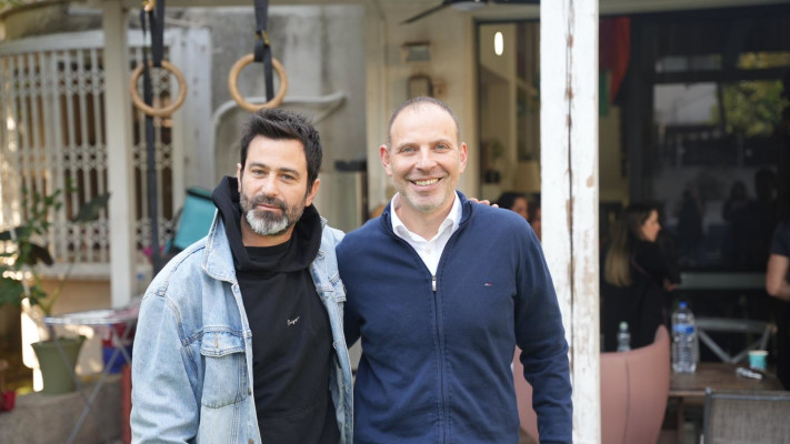 אילן סיגל ויהודה לוי (צילום: יוני ספיר)