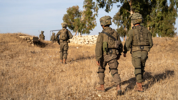 כוחות צה''ל בסוריה (צילום: דובר צהל)