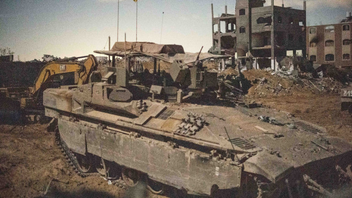 פעילות צק''ח גבעתי בבית חאנון (צילום: דובר צה''ל)