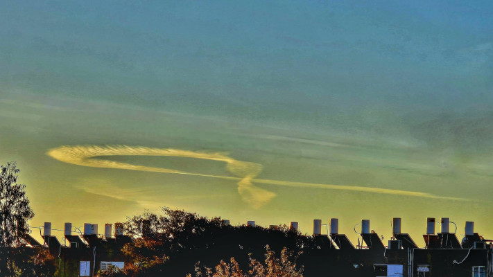 מחווה מרגשת. סמל החטופים מעל נוף הגליל