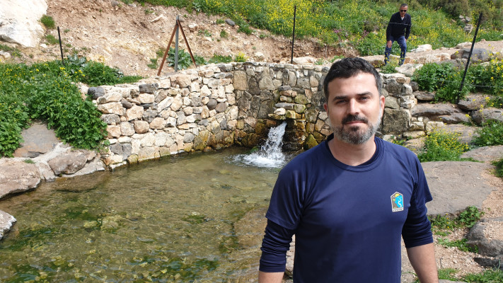 אושרי ילוז, מהנדס רשות הכנרת (צילום: תקשורות יעל שביט)
