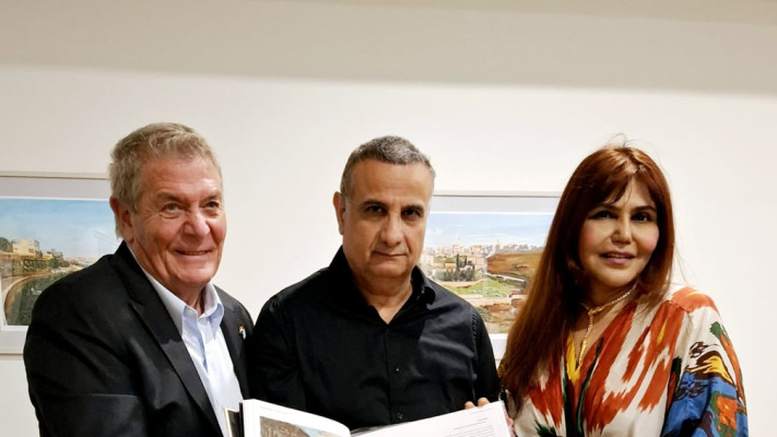 נישה ג'מוואל, קובי שושני וגיורא ירון  (צילום: יחצ)