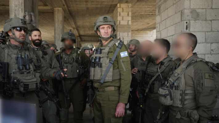 הרמטכ''ל ברפיח (צילום: דובר צה''ל)