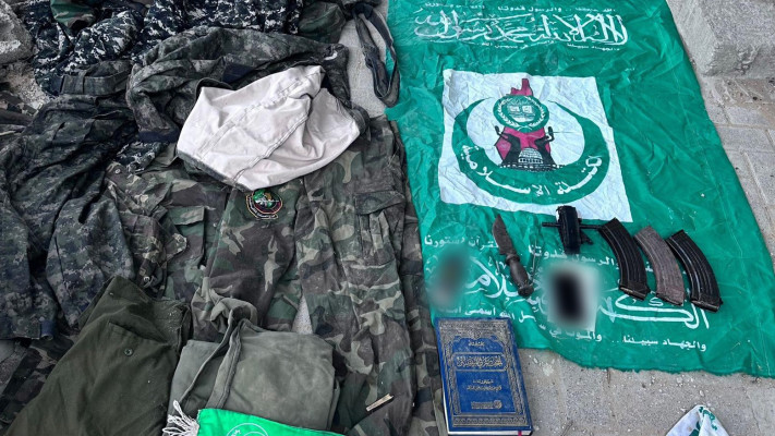 ציוד ואמצעי לחימה שאותרו