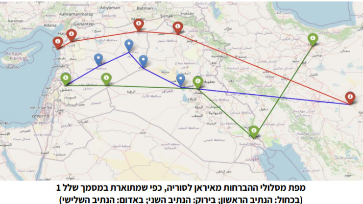 הברחות יבשתיות מאיראן לסוריה (צילום: המרכז למורשת המודיעין)