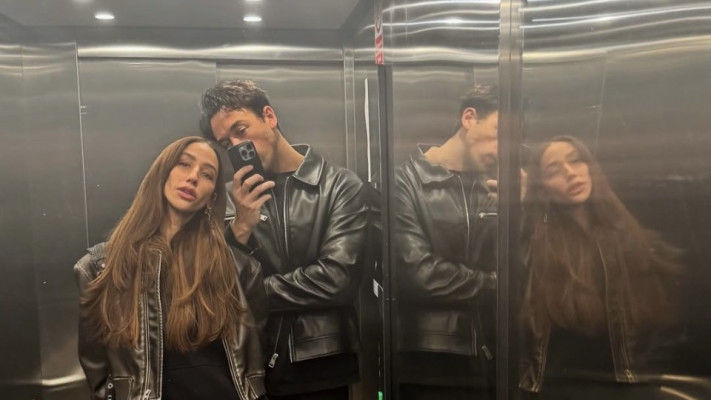 שני גולדשטיין ובן זוגה (צילום: מתוך אינסטגרם)