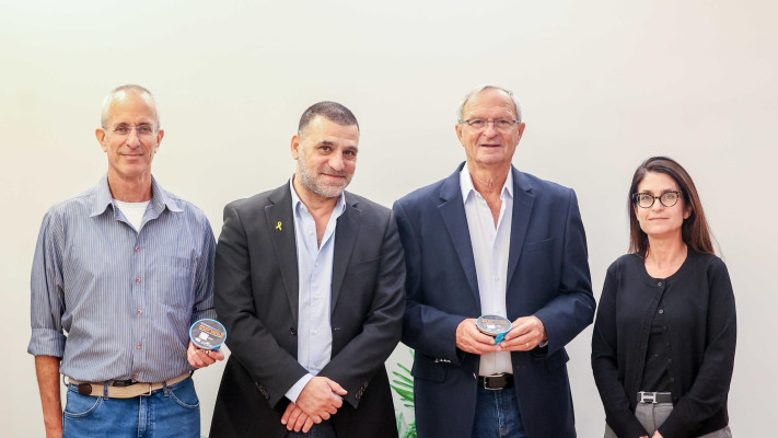 ענת גרוס-שון, זאב בילסקי, חיים גבריאלי וניר הכהן (צילום: שלומי יוסף)