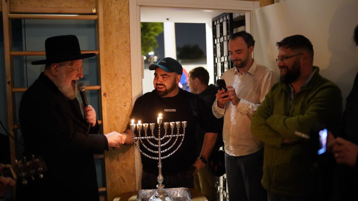 הרב לאו באירוע המרגש