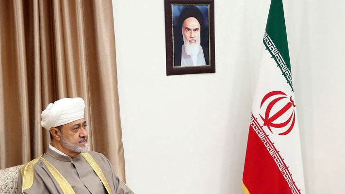 שר החוץ של עומאן, בדר אל-בו סעידי (צילום: Office of the Iranian Supreme Leader/WANA (West Asia News Agency) via REUTERS)