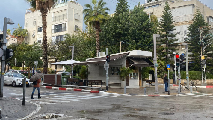 חורף בתל אביב (צילום: אבשלום ששוני)