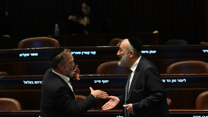 אריה דרעי, יצחק פינדרוס (צילום: יואב דודקביץ/TPS)