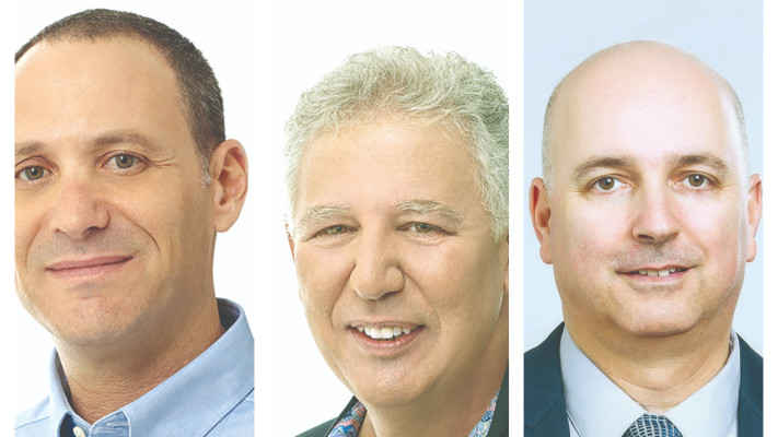 אילן רביב, גלעד אלטשולר, רן שחם (צילום: רמי זרנגר,סם יצחקוב)