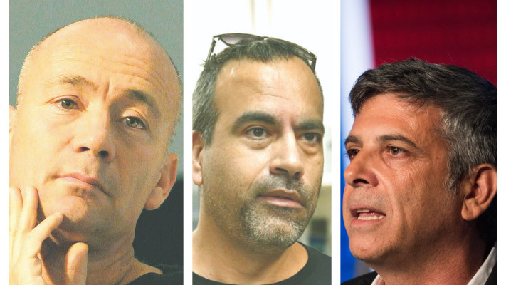 אבי ניר, גולן יוכפז, אבי וייס (צילום: ראובן קסטרו,חמד אלמקת,יונתן זינדל, פלאש 90)