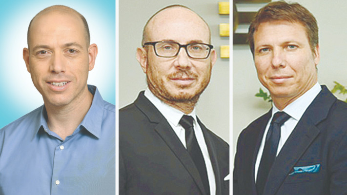 מיכאל ודניאל זלקינד, צביקה שווימר (צילום: ישראל הדרי,תמר מצפי)