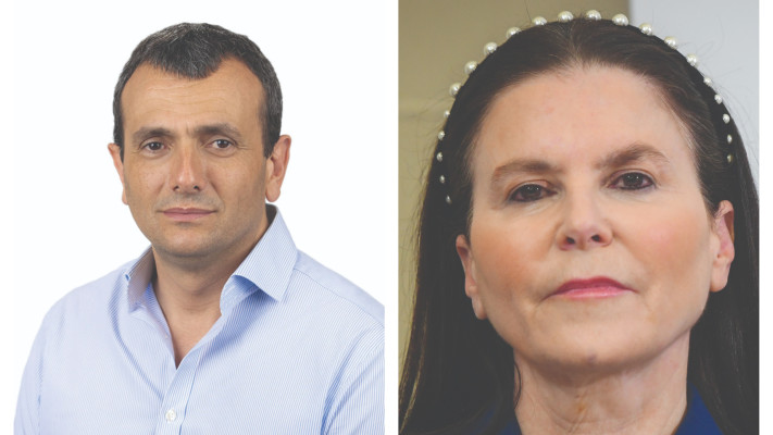 עופרה שטראוס, שי באבד (צילום: אבשלום ששוני,פלג אלקלעי)