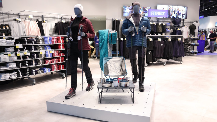 הסניף החדש של דקטלון בקניון עזריאלי בתל אביב