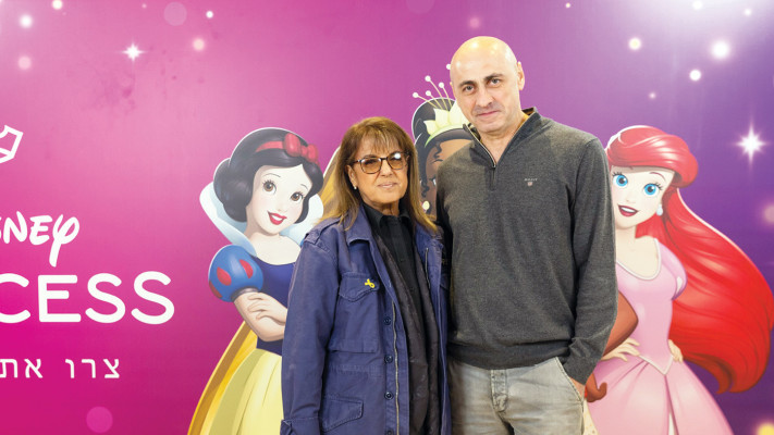 מימין דוד בן משה וליאורה עופר (צילום:  לירון מולדובן)