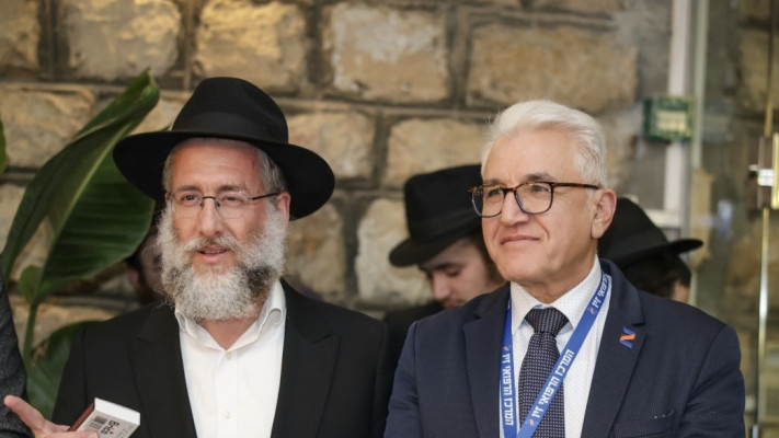 סלמאן זרקא ומרדכי ביסטריצקי (צילום: דימה מייזליס)