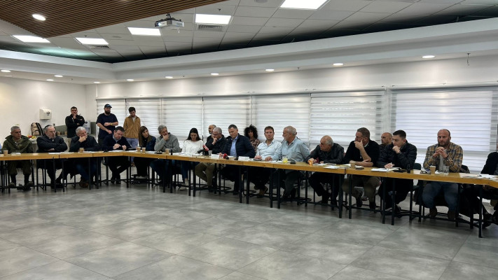 מפגש עם ראשי המועצות