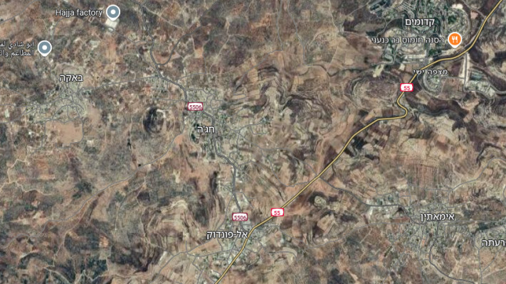 אזור הפיגוע בשומרון