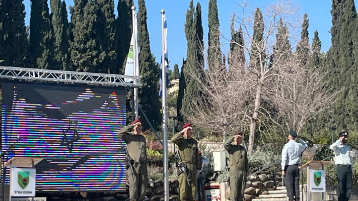 טקס חילוף פיקוד אוגדת הגליל 91 (צילום: אבי אשכנזי)