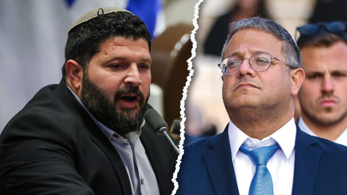 אלמוג כהן, בן גביר (צילום: נועם מושקוביץ, דוברות הכנסת,אוליביה פיטוסי, פלאש 90)
