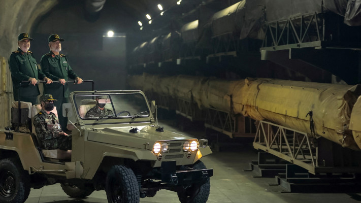  עיר הטילים האיראנית (צילום: IRGC/WANA/Handout via REUTERS )