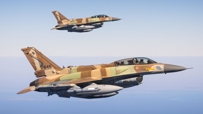 מטוסי חיל האוויר בשמי המזרח התיכון (צילום: דובר צה''ל)