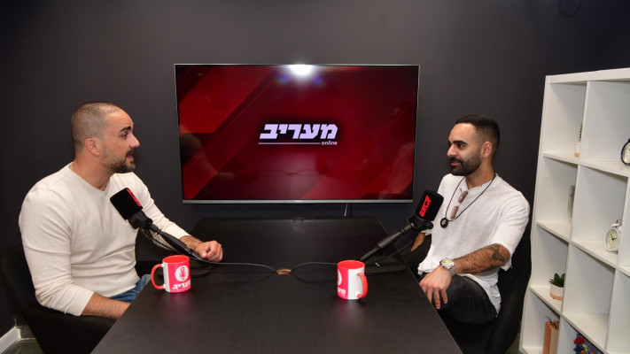 אבי שושן ומישל כהן (צילום: אבשלום ששוני)