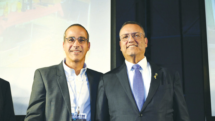משה ליאון, גולן כחלון (צילום: מורג ביטן)