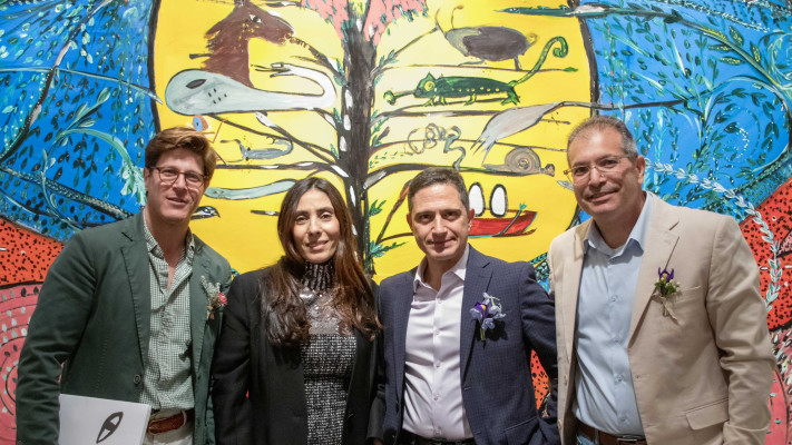 עודד שהם, רוביק דנילוביץ, חן שיש ורון ברטוש (צילום: גלי ברינהד)