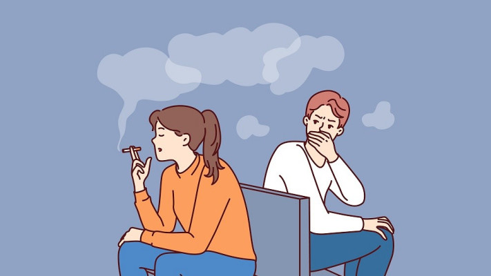 עישון כפוי. במקומות ציבוריים ואצל חברים (איור: אינג'אימג')