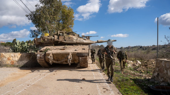 חיילי צה''ל בדרום לבנון (צילום: דובר צה''ל)