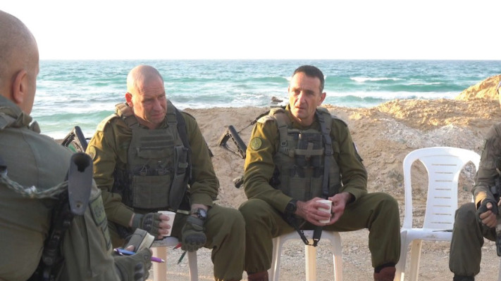 הרצי הלוי וירון פינקלמן (צילום: דובר צה''ל)