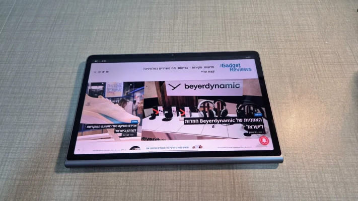 לנובו Tab Plus (צילום: ירדן מורנו)