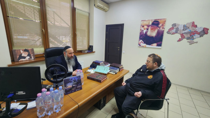 הרב מאיר סטמבלר יושב ראש הפדרציות היהודיות באוקראינה