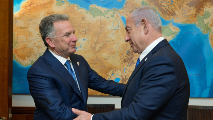 סטיב וויטקוף ובנימין נתניהו (צילום: מעיין טואף, לע''מ)