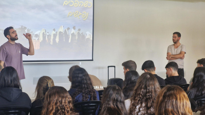 נמרוד עמיר, בני קלצהנלדר ''צמד ברזל'' (צילום: פרטי)