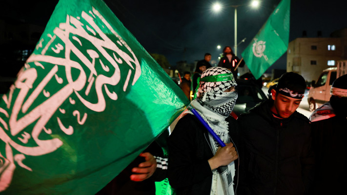 מחבלי חמאס (צילום: REUTERS/Ammar Awad)