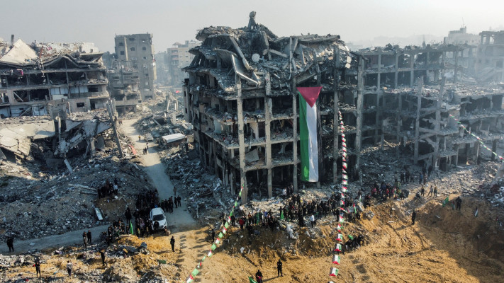 עזה (צילום: REUTERS/Mohammed Salem)