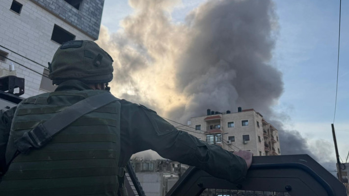 פעילות כוחות צה''ל בג'נין, חומת ברזל (צילום: דובר צהל)