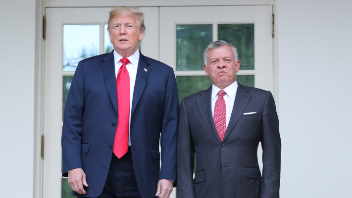 המלך עבדאללה, דונלד טראמפ