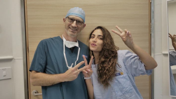 דניאל גרינברג וד''ר מילט (צילום: פרטי)